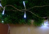 Vánoční LED řetěz - 10 m, 100 diod, studeně bílý