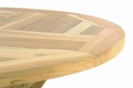 DIVERO zahradní stůl z teakového dřeva - 80 cm