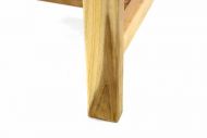 Zahradní jídelní stůl z týkového dřeva DIVERO - 120/170 cm