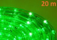LED světelný kabel - 480 diod, 20 m, zelený