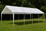 Zahradní párty stan - bílý, 4 x 8 m
