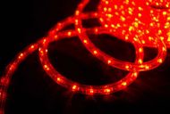 LED světelný kabel 240 diod, 10 m, červený