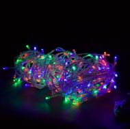 VOLTRONIC Vánoční řetěz 60 m, 600 LED, barevný