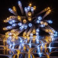 VOLTRONIC Vánoční řetěz 40 m, 400 LED, teple/studeně bílý