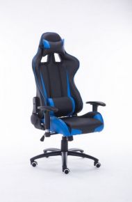 Kancelářská židle Nebraska - černá, modrá