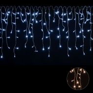 VOLTRONIC Vánoční světelný déšť, 5 m, 200 LED, studeně bílý