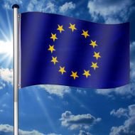 FLAGMASTER® Vlajkový stožár vč. vlajky Evropská unie, 650 cm