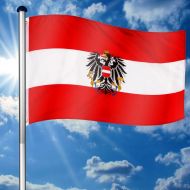 FLAGMASTER® Vlajkový stožár vč. vlajky Rakousko, 650 cm