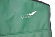 Skládací kempingová židle DIVERO XL - zelená