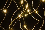 Vánoční dekorativní osvětlení, drátky, 100 LED, teple bílé