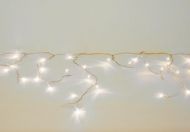 Vánoční světelný déšť 5 m, 144 LED, teple bílý