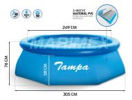 INTEX Bazén Tampa 3,05 x 0,76 m bez příslušenství