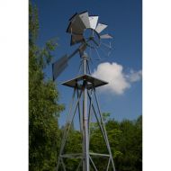 Větrný mlýn, stříbřitě šedá, 245 cm