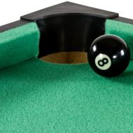 GamesPlanet® Mini kulečník pool, 92x52x19 cm, hnědá