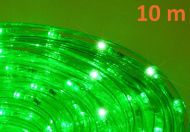 LED světelný kabel, 240 diod, 10 m, zelený
