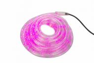 LED světelný kabel 240 diod, 10 m, růžový