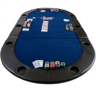 Poker podložka skládací modrá