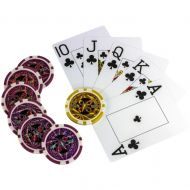 GamesPlanet® Poker set, 300 laserových žetonů Ultimate