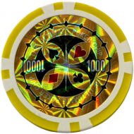 GamesPlanet® Poker set, 300 laserových žetonů Ultimate