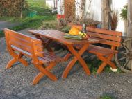 Zahradní dřevěný stůl STRONG - 160 cm