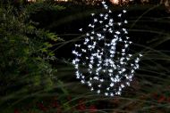Dekorativní LED strom s květy 1,5 m, studená bílá