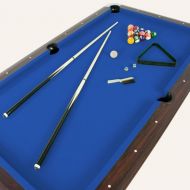 GamesPlanet® Kulečníkový stůl s vybavením 7ft, modrá/dřevo