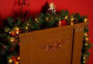 Vánoční dekorace, girlanda s osvětlením 2,7 m, na baterie
