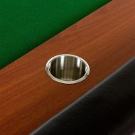 XXL pokerový stůl Royal Flush, 213 x 106 x 75cm, zelená