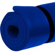 MOVIT Gymnastická podložka na jógu, 183x60x1 cm, tm.modrá