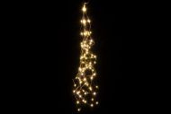 Vánoční dekorativní osvětlení, drátky, 100 LED, teple bílé