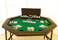 Poker stůl osmihran skládací