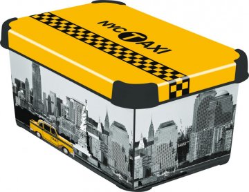 Box úložný s víkem - S - NY CITY CURVER Box úložný s víkem - S - NY CITY CURVER