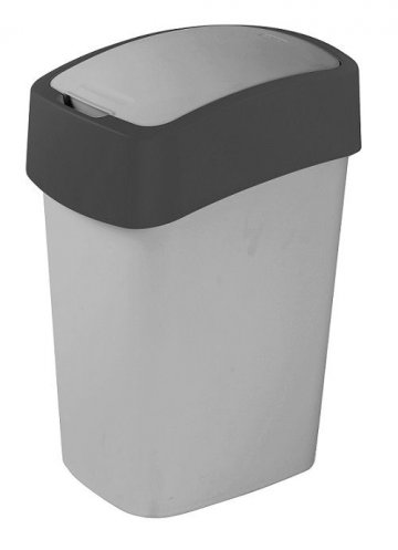 Odpadkový koš FLIPBIN 25l - šedý CURVER Odpadkový koš FLIPBIN 25l - šedý CURVER