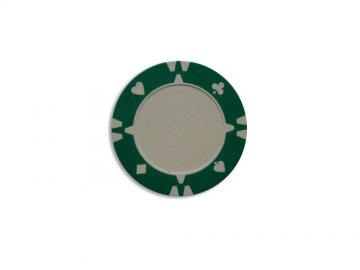 Kusový žeton design Flop zelený - 1 ks Kusový žeton design Flop zelený - 1 ks