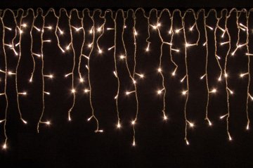 VOLTRONIC Vánoční světelný déšť 10 m, 400 LED, teple bílý