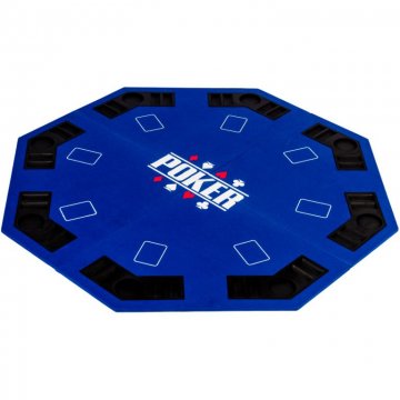 Skládací pokerová podložka - modrá Skládací pokerová podložka - modrá