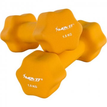 Set 2 činek s neoprenovým potahem 1,5 kg MOVIT Set 2 činek s neoprenovým potahem 1,5 kg MOVIT