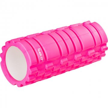 Posilovací masážní válec - FITNESS ROLLER MOVIT růžová Posilovací masážní válec - FITNESS ROLLER MOVIT růžová