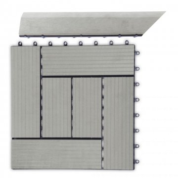 Přechodová lišta G21 pro WPC dlaždice Incana, 38,5x7,5 cm rohová (levá) Přechodová lišta G21 pro WPC dlaždice Incana, 38,5x7,5 cm rohová (levá)