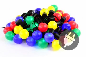 Barevné párty osvětlení - venkovní - 50 LED Barevné párty osvětlení - venkovní - 50 LED