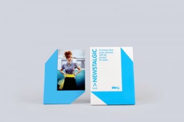 Stojánek na fotku s magnetem - 10 x 15, modrá Stojánek na fotku s magnetem - 10 x 15, modrá
