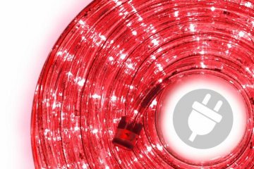 LED světelný kabel - 480 diod, 20 m, červený LED světelný kabel - 480 diod, 20 m, červený