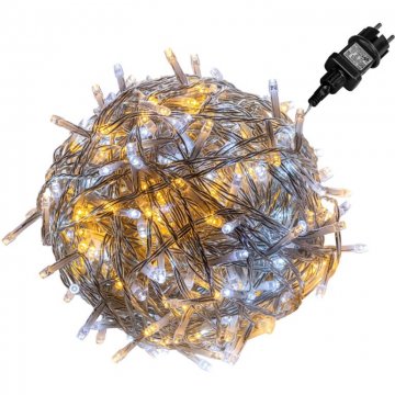 Vánoční osvětlení 40 m - teple/studeně bílá 400 LED Vánoční osvětlení 40 m - teple/studeně bílá 400 LED