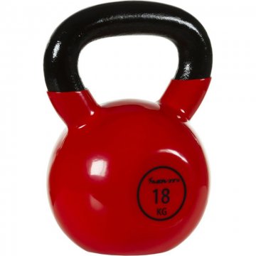 MOVIT Kettlebell činka s vinylovým potahem, 18 kg