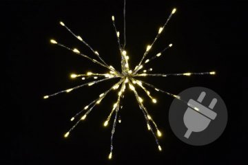 Vánoční LED osvětlení - meteorický déšť, teple bílý, 80 LED Vánoční LED osvětlení - meteorický déšť, teple bílý, 80 LED