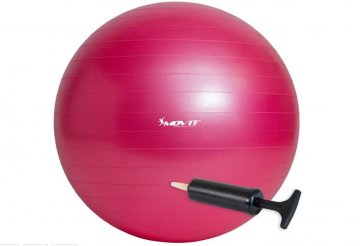 Gymnastický míč MOVIT - růžový 75 cm Gymnastický míč MOVIT - růžový 75 cm