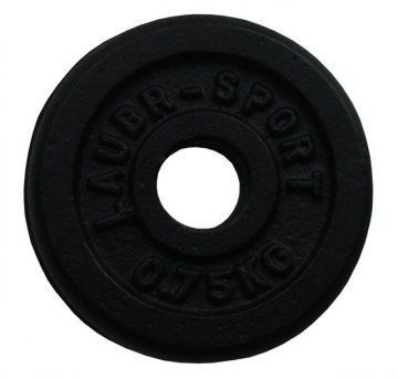 Litinový kotouč (závaží) na činky 0,75kg - 30 mm Litinový kotouč (závaží) na činky 0,75kg - 30 mm