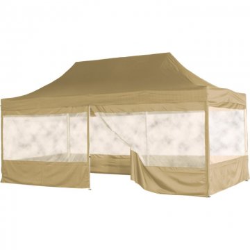 Zahradní párty stan 3 x 6 INSTENT PRO - nůžkový - champagne Zahradní párty stan 3 x 6 INSTENT PRO - nůžkový - champagne
