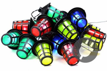 Barevné osvětlení - 20 LED lucerniček - 5 m Barevné osvětlení - 20 LED lucerniček - 5 m