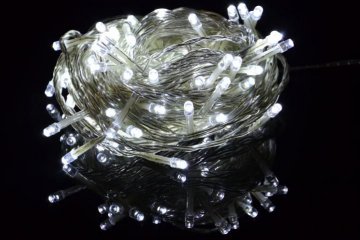 Vánoční LED řetěz - 1,35 m, 10 LED diod, studeně bílý Vánoční LED řetěz - 1,35 m, 10 LED diod, studeně bílý